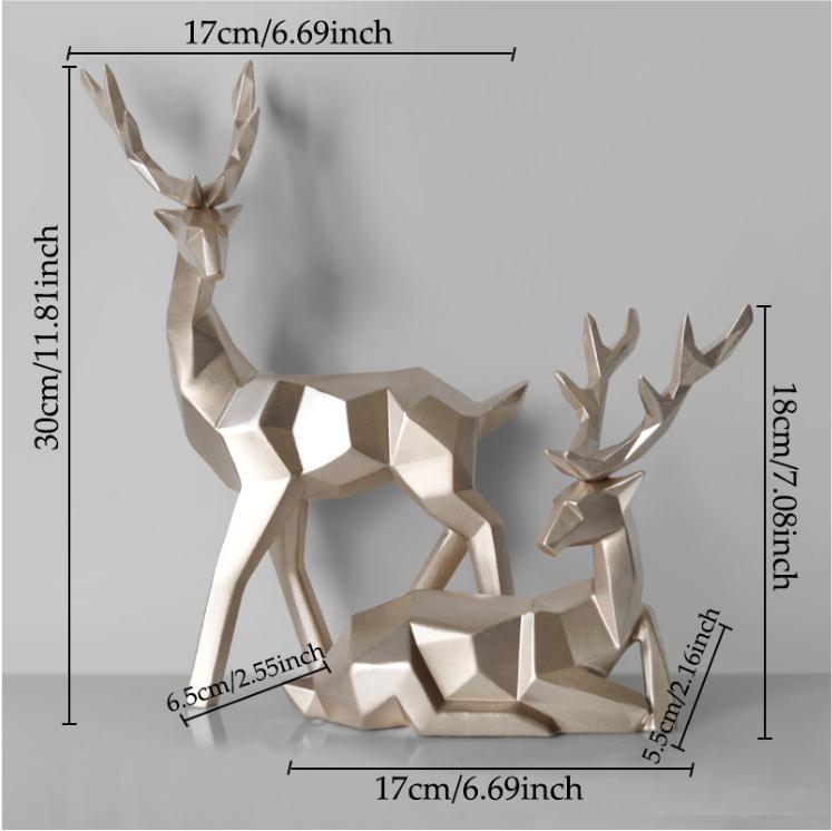 Deer Figurines - Stylish Table Ornament