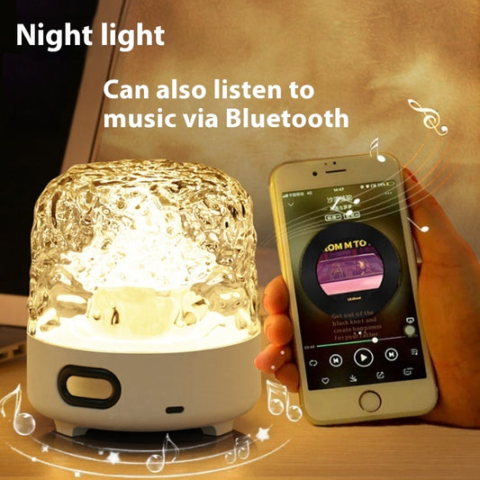 Starry Sky Projection Night Light with Water Ripple Ambience