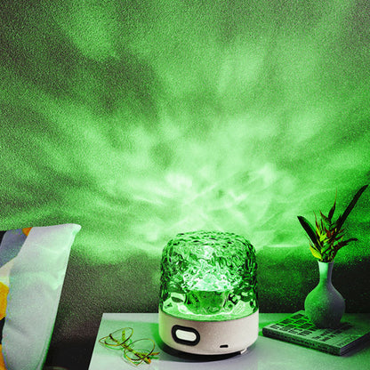 Starry Sky Projection Night Light with Water Ripple Ambience